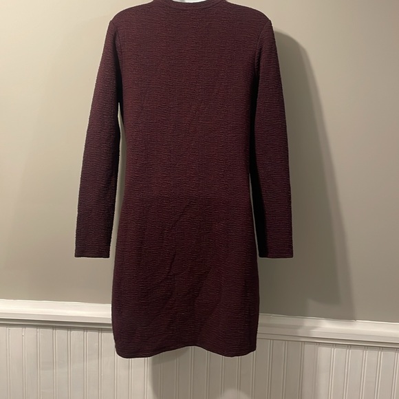 Topshop maroon sweater dress size 8 - Picture 3 of 3